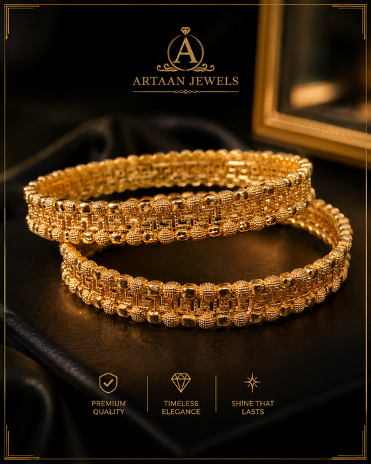 Gold Plated Designer Bangles